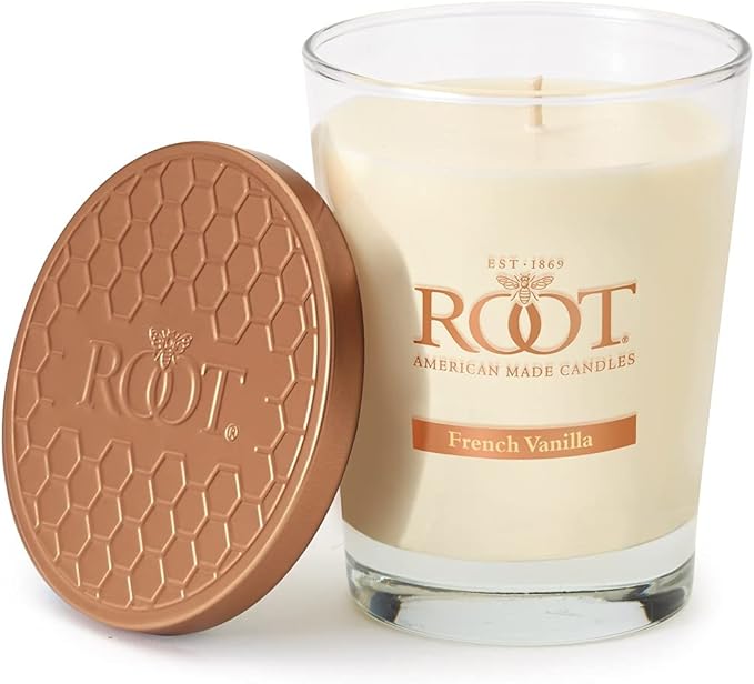 Root Candles Scented Candles Honeycomb Veriglass Premium Handcrafted Beeswax by RootCandles
