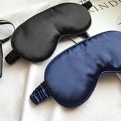 Silk Satin Sleeping Eye Mask, Soft Breathable Blackout Eyeshade Eye Cover - Image 6