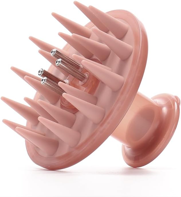 Hair Oil Applicator & Scalp Massager – Soft Silicone Bristles to Remove Dandruff by Unknown