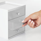 mDesign Makeup Organizer Storage Station Cube - Image 3