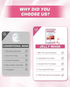 Jelly Mask for Facials Professional Natural Gel Masks - Image 6