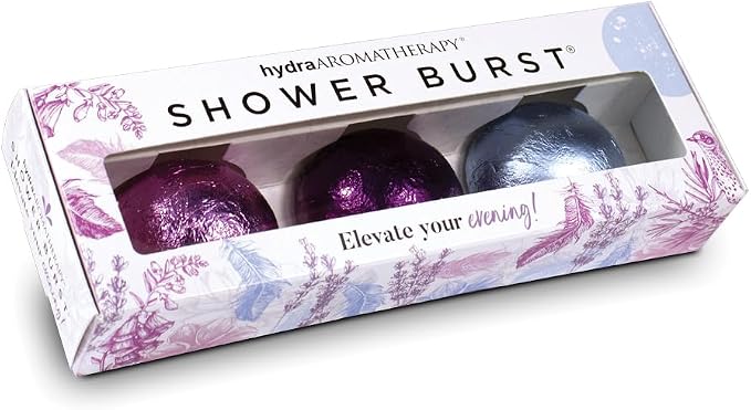 hydraAROMATHERAPY Shower Burst Tablets Essential Oil Steamers Made in USA by hydraAromatherapy