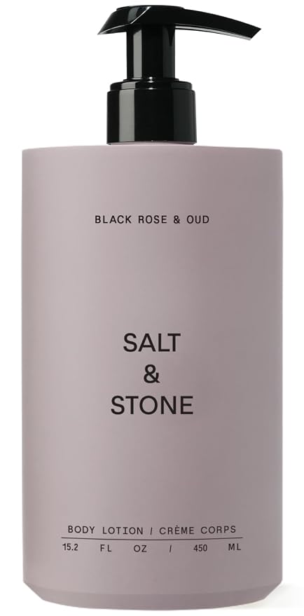 Salt & Stone Body Lotion for Women & Men | Black Rose & Oud | Hydrates by SaltStone