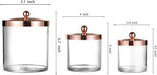SheeChung 3-Pack Plastic Apothecary Jars - Image 7