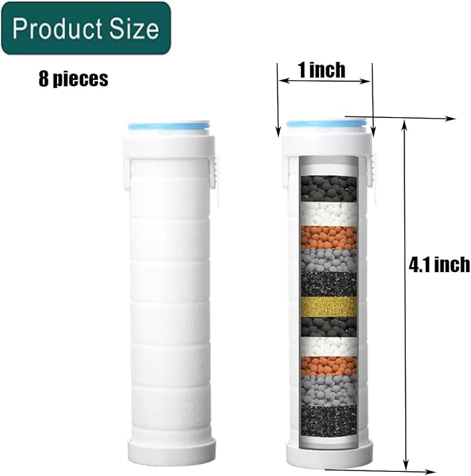Shower Filter for Handheld Shower Head Shower Filter Replacement High Pressure - Image 4