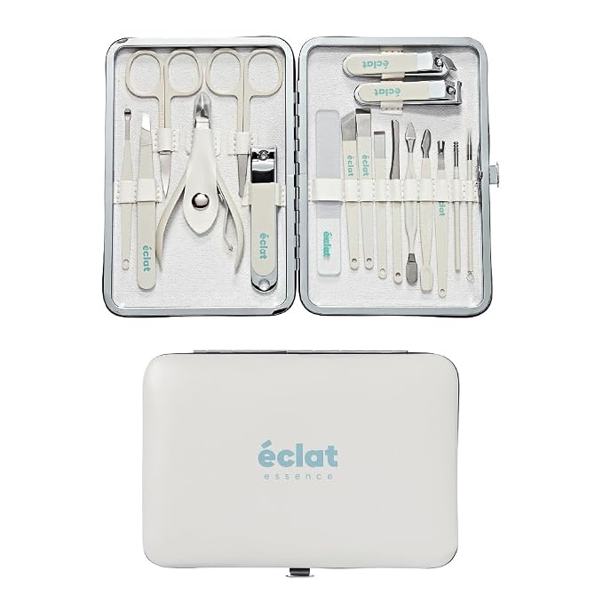 Éclat Manicure Pedicure Kit for Men & Women, Cuticle Pusher, Personal Care by %C3%A9clat