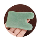Gua Sha Facials Tools for Nose Massage Tools Board Natural Jade Stone for SPA - Image 7