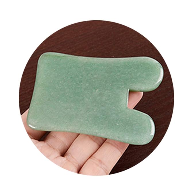 Gua Sha Facials Tools for Nose Massage Tools Board Natural Jade Stone for SPA - Image 7