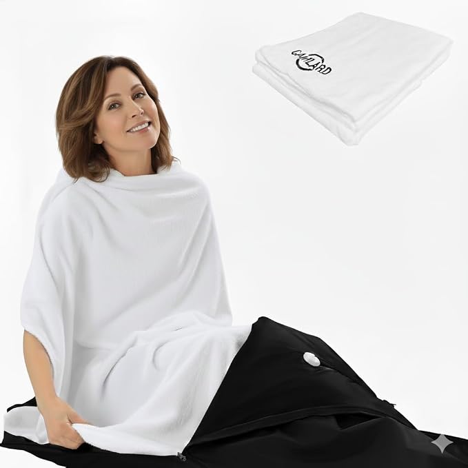 Sauna Towels for Infrared Sauna Blanket -Reusable & Machine-Washable Sauna by Camlard