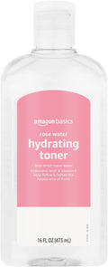 Amazon Basics Rose Water Hydrating Facial Toner, Alcohol Free, 16 fl oz by AmazonBasics