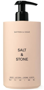 Salt & Stone Body Lotion for Women & Men | Saffron & Cedar | Hydrates, by SaltStone