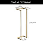 Towel Racks for Bathroom, NEWRAIN Stainless Steel Rolled Towel Storage Wall - Image 5