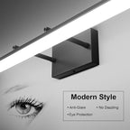 Aipsun 48inch Black Bathroom Llight Fixtures LED Vanity Light Adjustable Modern - Image 5