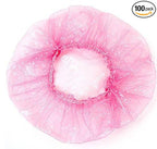 100Pcs Disposable Elastic Plastic Shower Caps Bath Hair Cap by mollensiuer