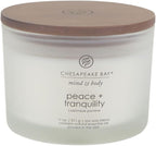 Chesapeake Bay Candle Scented Candle Peace + Tranquility 3-Wick Coffee Table Jar by ChesapeakeBayFragrance