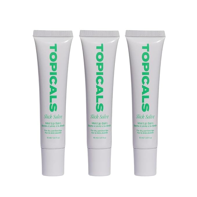 Topicals Slick Salve Mint Glossy Lip Balm | Soothes Discomfort, Strengthens by Topicals