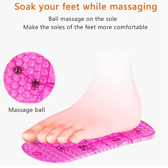 Massage Foot Bath Shoes Portable Feet Soaking Tub, Movable Foot Soaker Pedicure - Image 2