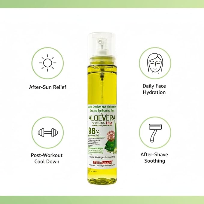 BioMiracle 98% Organic Aloe Vera Mist - Image 4