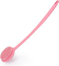 Silicone Back Scrubber for Shower, 17in Lengthen Long Handle Body Brush by -100SoftSilicone-