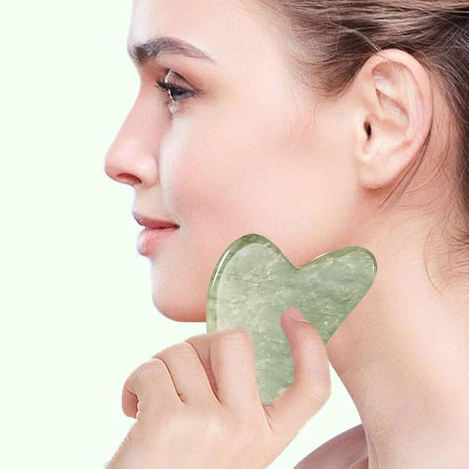 Ysrisny Gua Sha Facial Tools Jade Roller - Image 3