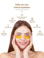 Under Eye Patches, 20 Pairs 24K Gold Eye Patches - Image 2