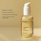 Evereden Soothing Baby Massage Oil 4 fl oz. | Clean Baby Care | Non-toxic and - Image 3