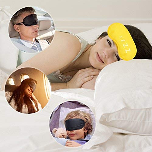 12 Pcs Multicolor Sleep Eye Mask Soft Eye Mask Cover Lightweight Blindfold - Image 4