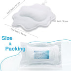 Beautybaby Bathtub Spa Pillow, Non-Slip 4 Strong Suction Cups, Bath Pillows - Image 5