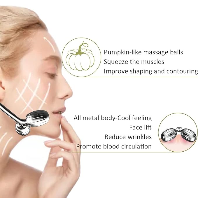 Yeamon Gua Sha Facial Tools and Face Roller Set, Facial Massage Tool - Image 2