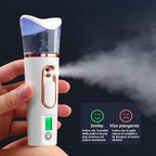 Handy Nano Mist Sprayer with Skin Analyzer Moisture Tester, Portable Facial - Image 4