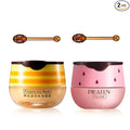 2PCS Bee Balm Honey Pot, Propolis Moisturizing Lip Mask, Hydrating & Prevention by Krajiyya