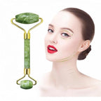 Jade Roller and Gua Sha Set, Natural Jade Stone Facial Massage Tools - Image 6