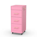 Salon Trolley Cart with Wheels, 3-Drawer Rolling Hair Styling Station, Mobile by OmySalon