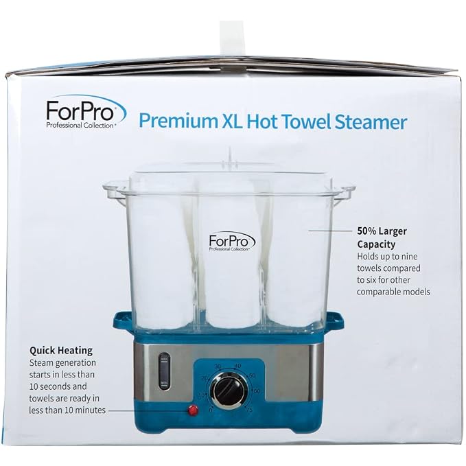 ForPro Professional Collection Premium XL Hot Towel Steamer, 50% Larger Capacity - Image 6