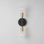 Globe Electric 52085 10" 2-Light Reversible Vanity Wall Light, Matte Black - Image 8