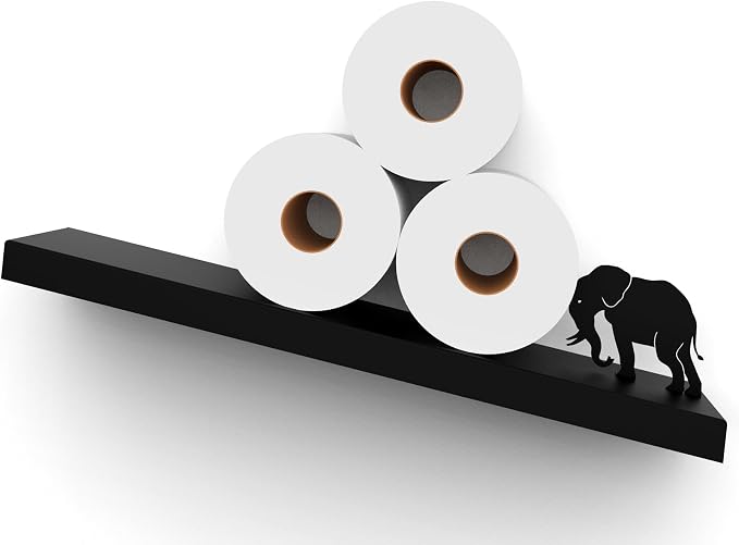 Artori Floating Toilet Paper Shelf Storage - Image 3