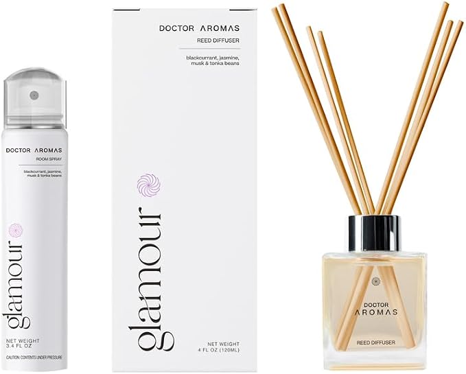 Doctor Aromas Aroma Set Essential Oil Natural Reed Aroma Wood Sticks Diffuser by DOCTORAROMAS