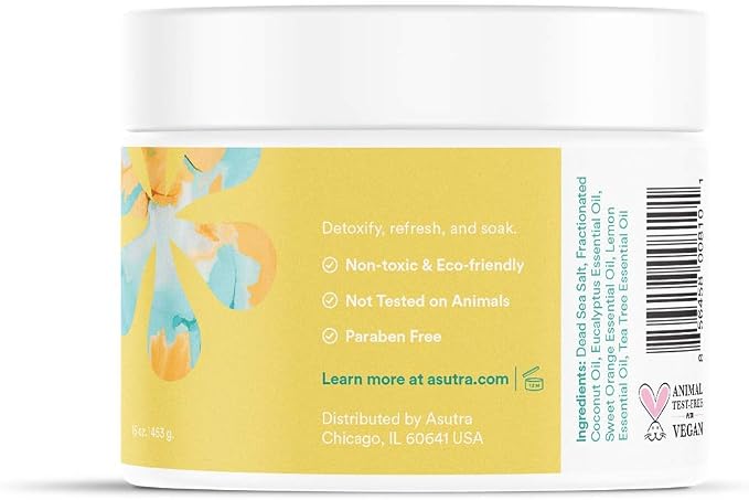 ASUTRA Dead Sea Bath Salts, 16 oz - Image 3