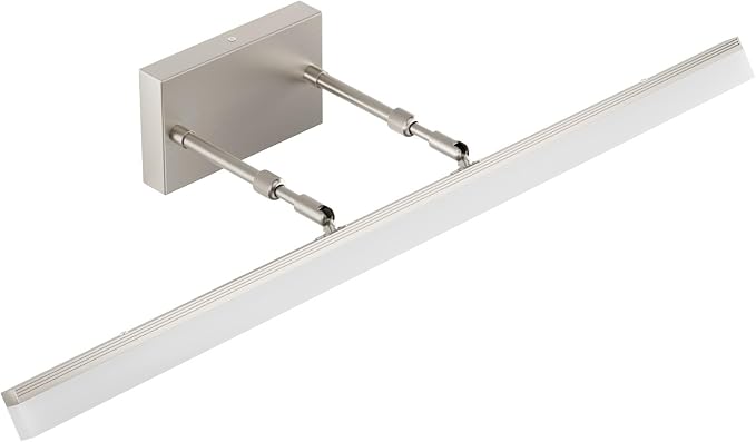 Aipsun 31.5 inch Modern Brushed Nickel Vanity Light Adjustable Bathroom Light - Image 9
