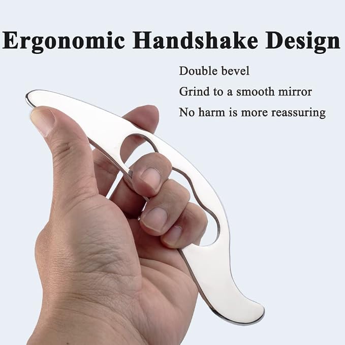 Feelfree Stainless Steel Guasha Scraping Massage Tool - Image 2