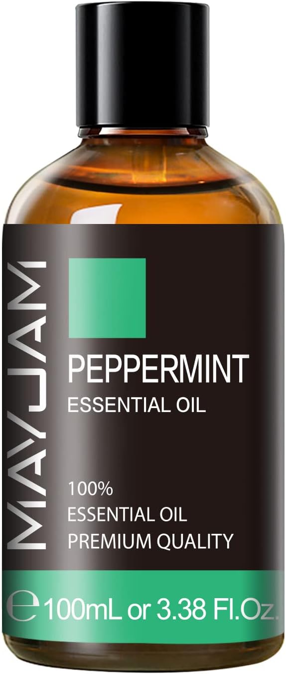 Peppermint Essential Oil, MAYJAM Premium Pure Essential Oils, 3.38FL.OZ - Image 2