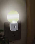 Night Lights Auto Sensor Sage Green Ombre Night Light Solid Color Round Lamp - Image 3