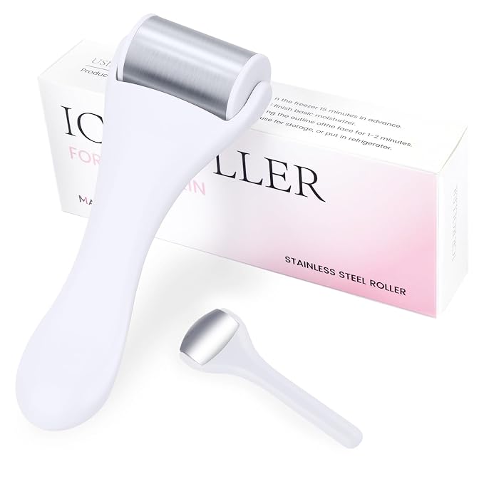 MAANGE Ice Roller For Face & Eye Roller for Puffiness, Stainless Steel Facial by MAANGE
