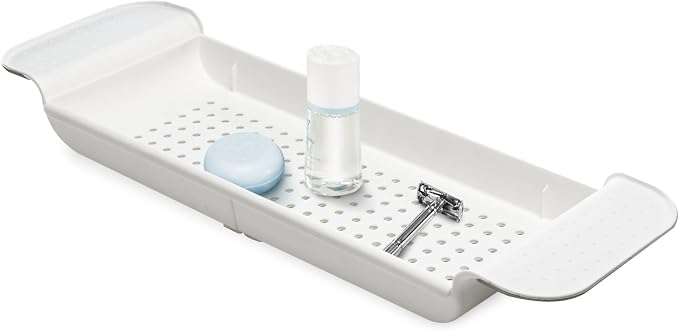 madesmart Expandable Bath Shelf, Adjustable Bathtub Tray by madesmart%C2%AE