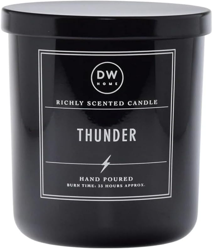 DW Home Thunder Scented Candle – Cedarwood, Birch & Bergamot Fragrance by DWHome