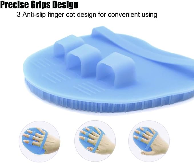 1 Pack Soft Silicone Shower Brush, Body & Face & Short Hair Wash, Bath - Image 2
