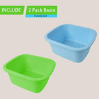 HOMELEX Foot Soaking Bath Basin, Large Size Feet Massager Tub, at Home Spa - Image 2