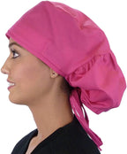 Sparkling EARTH Big Hair Ponytail Classic Surgical Style Scrub Working Cap - Image 5