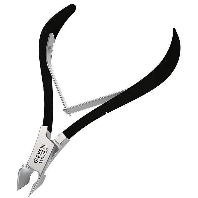 Professional Cuticle Trimmer Nail Cuticle Cutter Stainless Steel Cuticle Nippers by GREENESTETICA