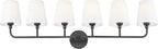 Bathroom Light Fixtures, 42 Inch Matte Black Vanity Lights by Metwet